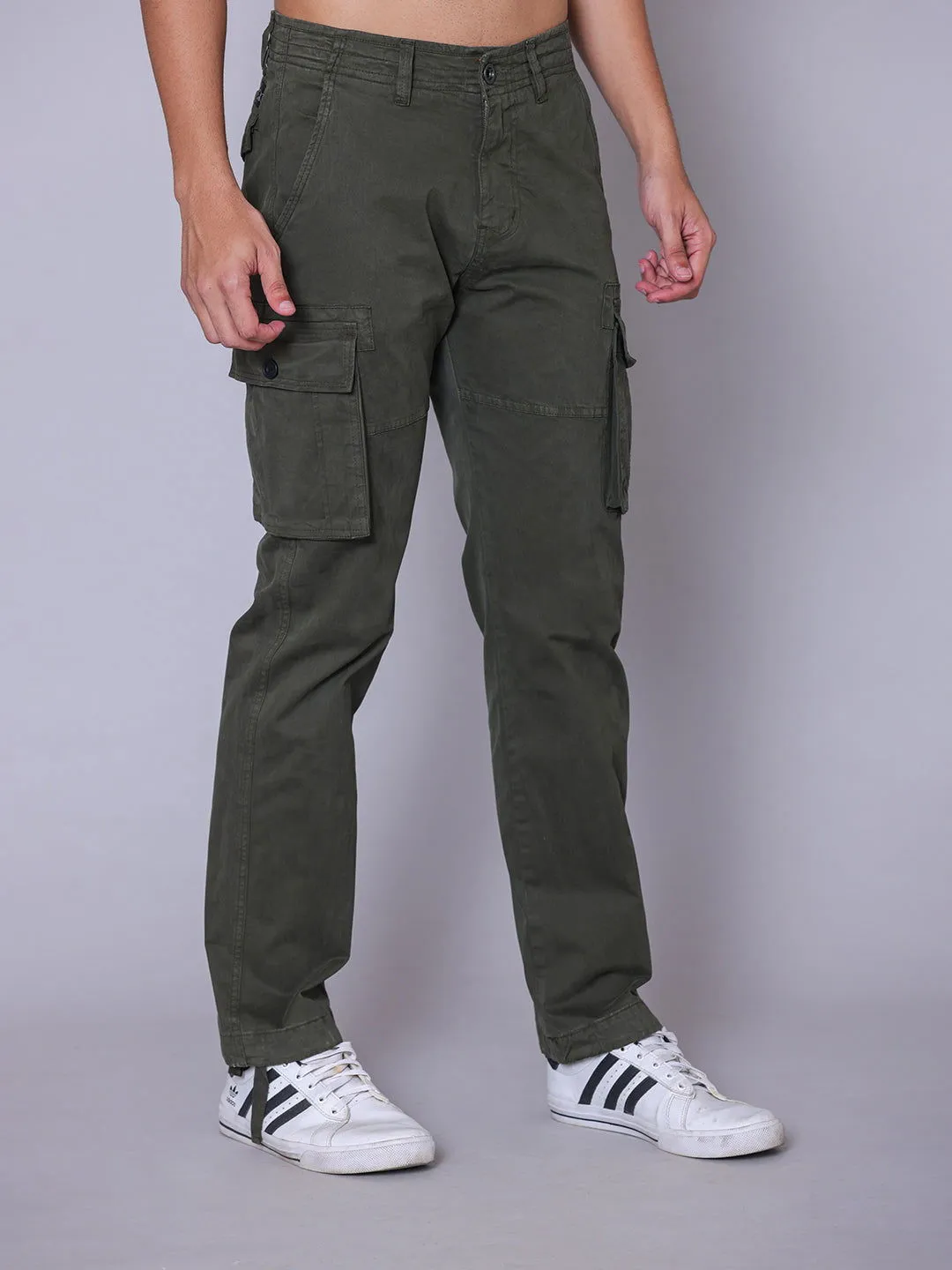7 Pockets Cargo-Dark Green