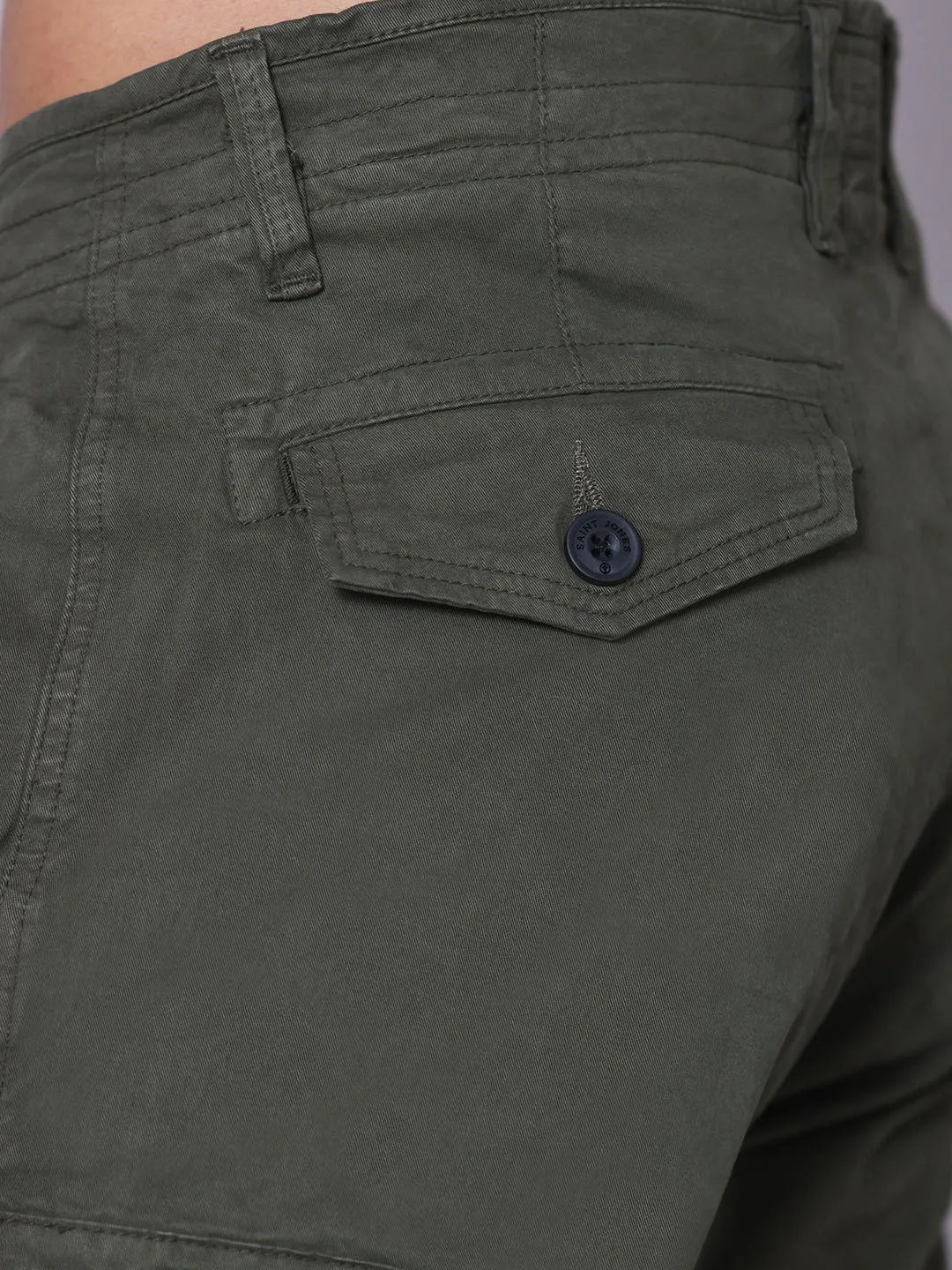 7 Pockets Cargo-Dark Green