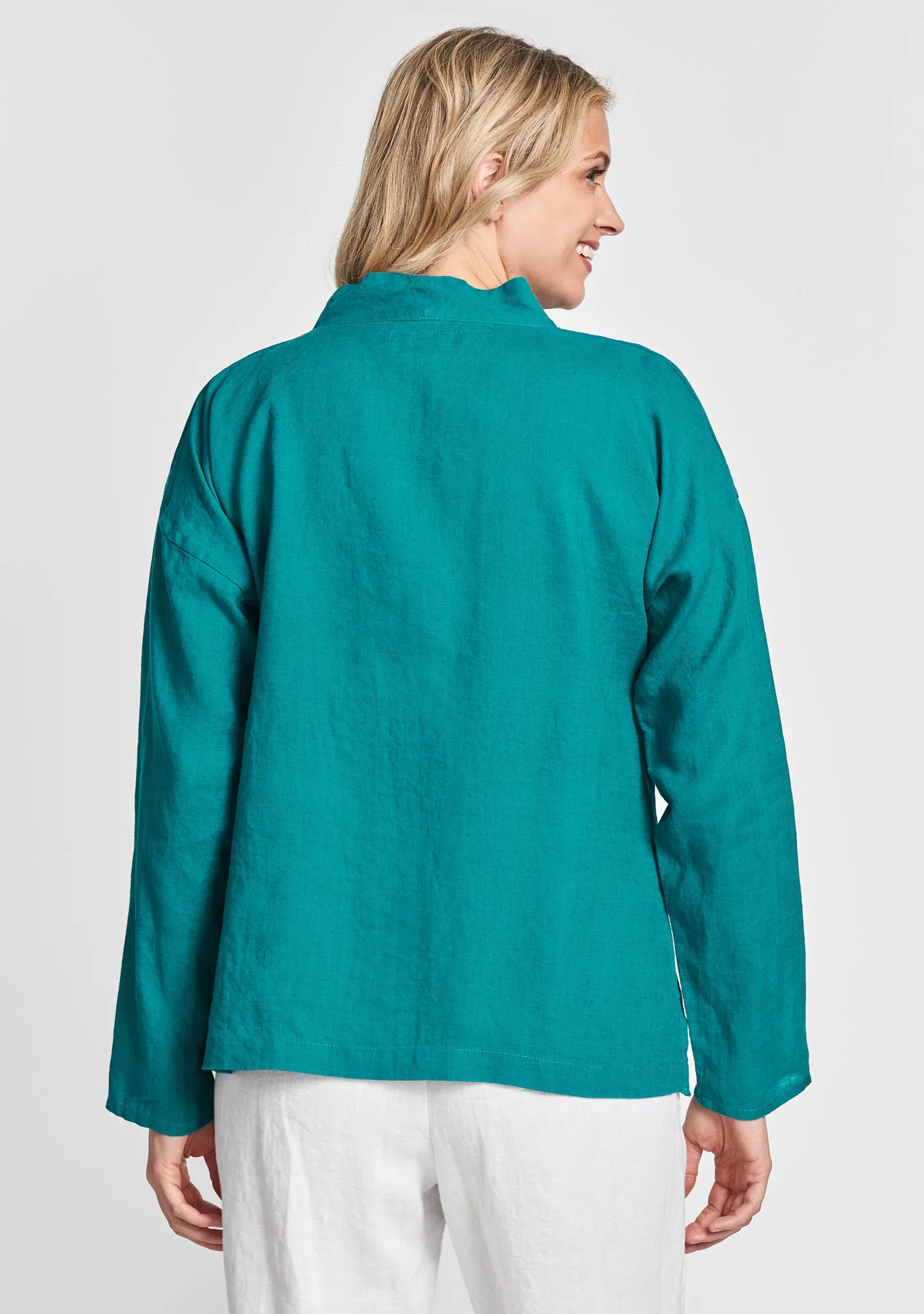 Alluring Blouse - Linen Blouse - FINAL SALE