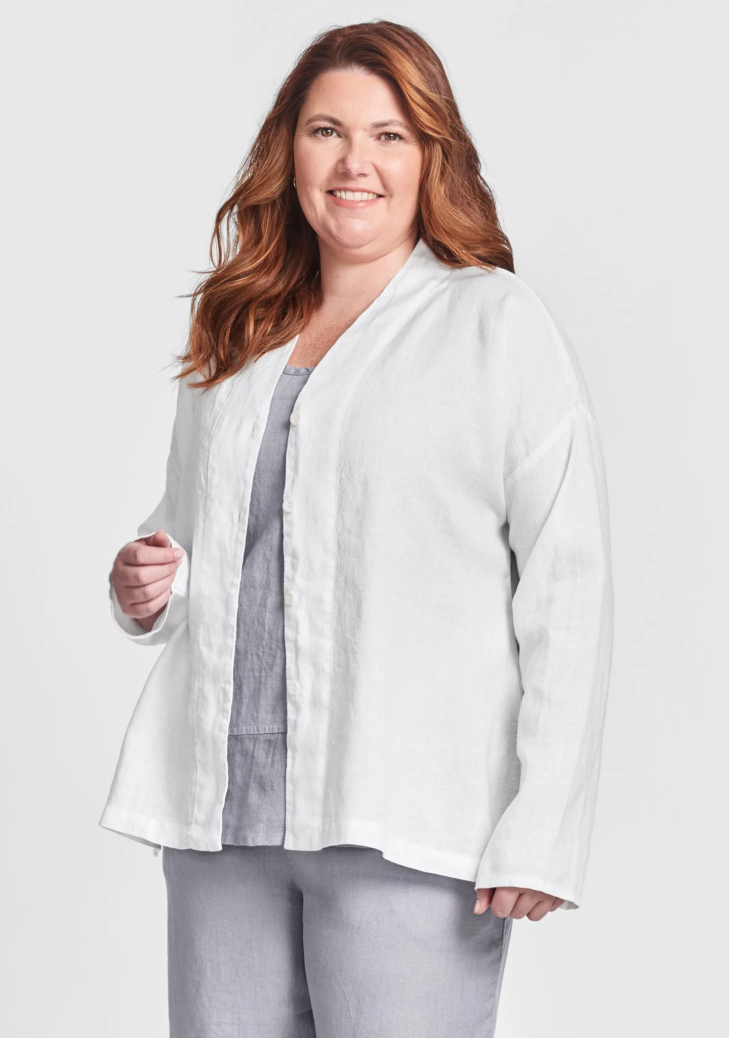 Alluring Blouse - Linen Blouse - FINAL SALE