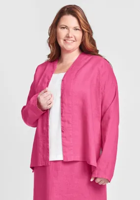 Alluring Blouse - Linen Blouse - FINAL SALE