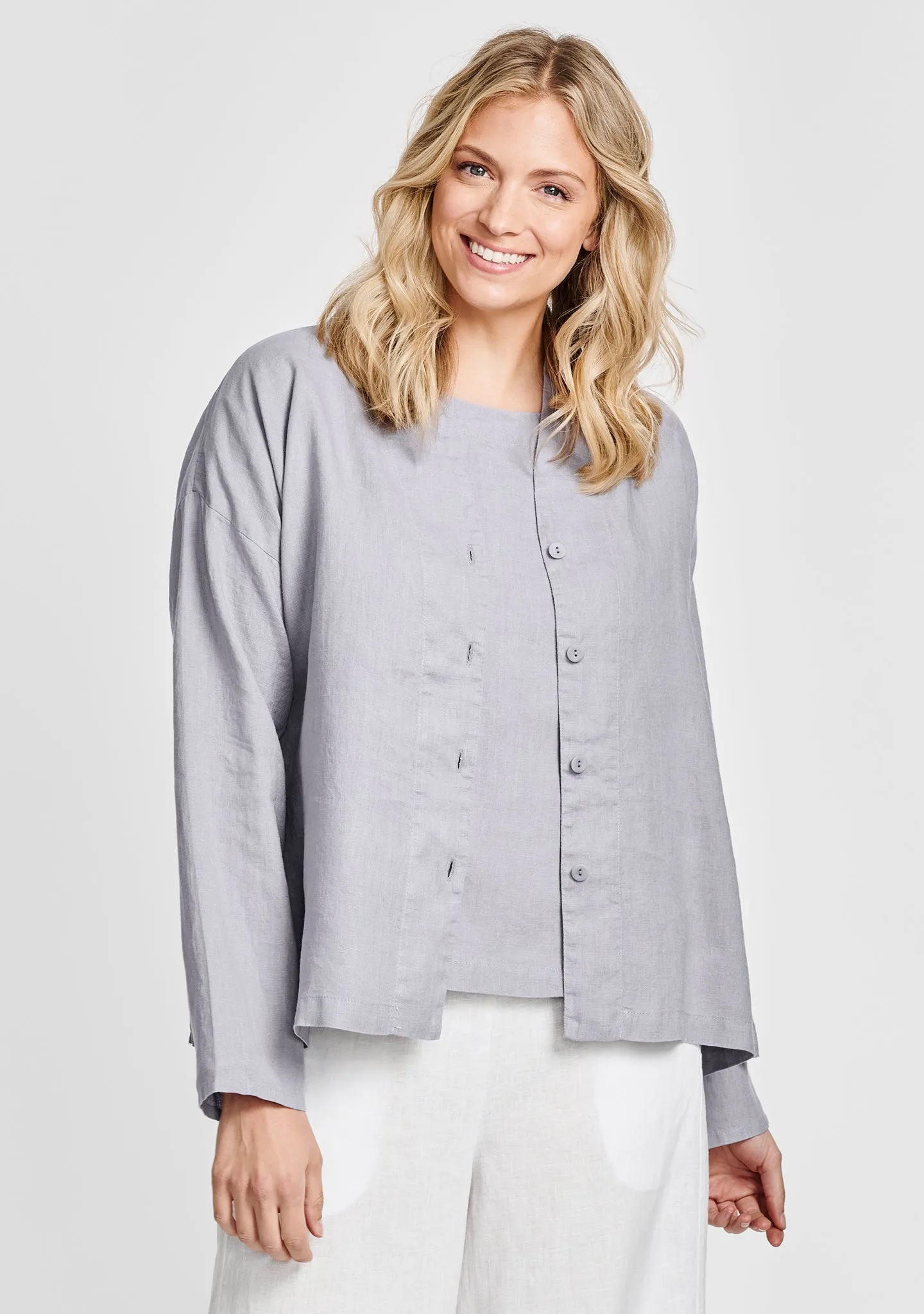 Alluring Blouse - Linen Blouse - FINAL SALE