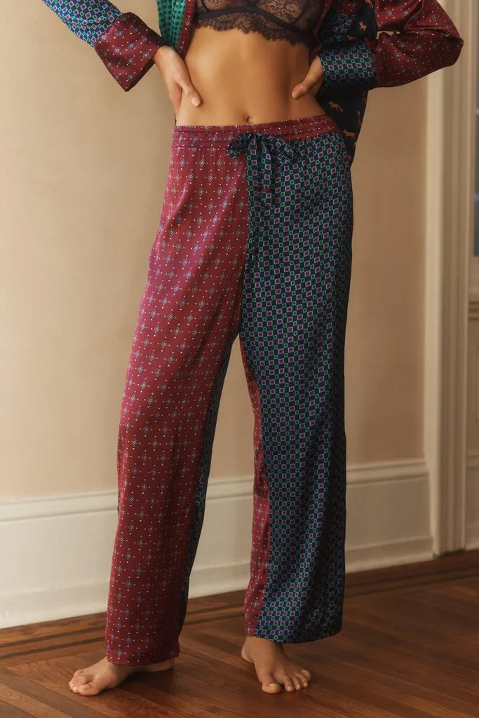 Anthropologie Silky Printed Pants - Size Small
