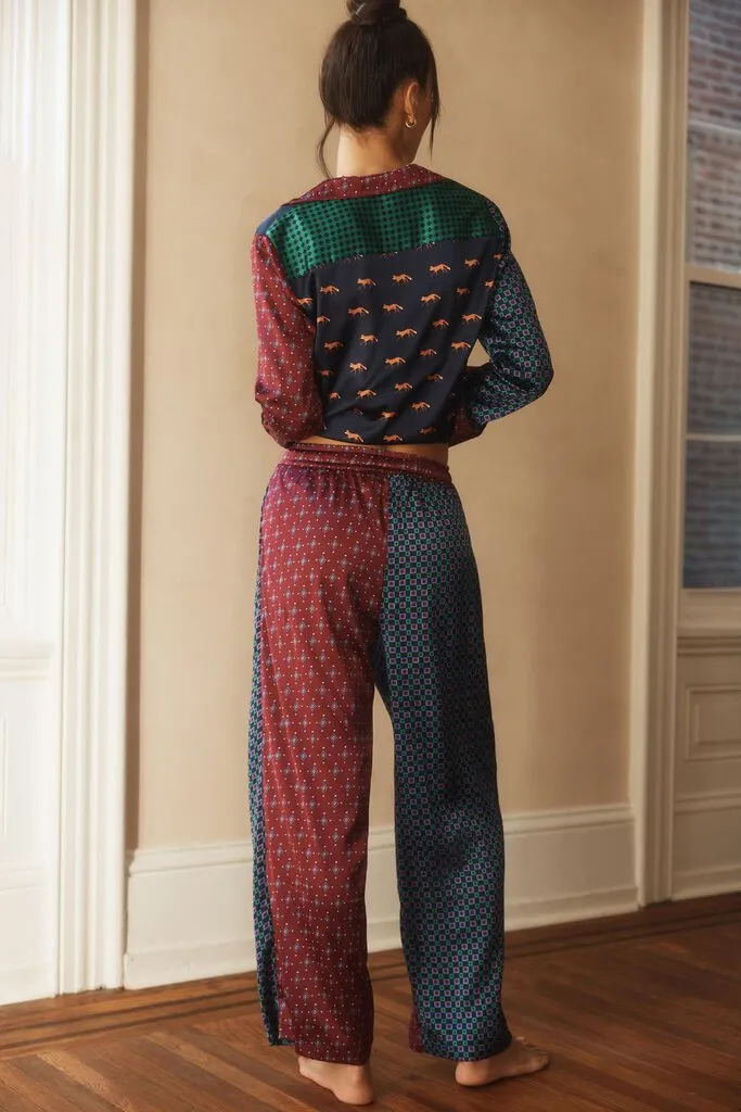 Anthropologie Silky Printed Pants - Size Small