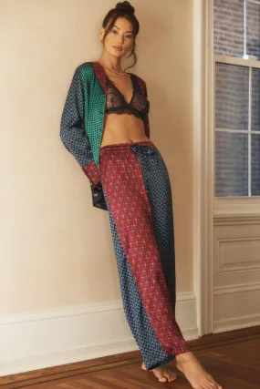 Anthropologie Silky Printed Pants - Size Small