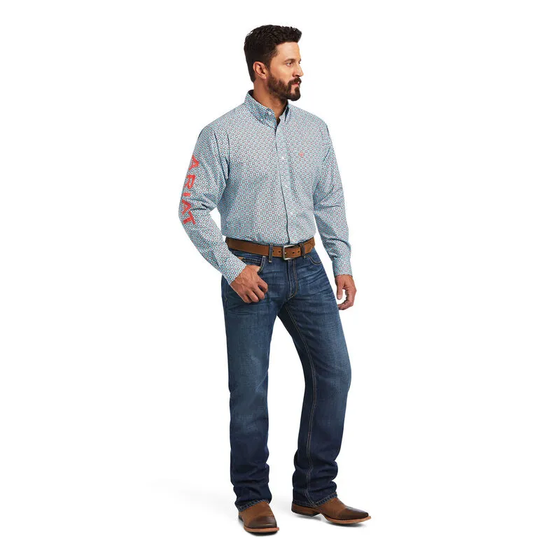 Ariat Men's Team Ivandell Classic Aquaville Button Down Shirt 10040575