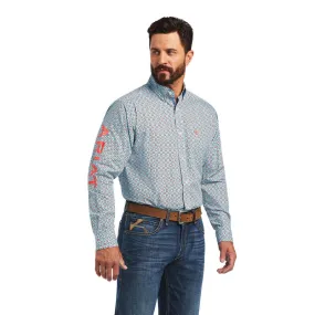 Ariat Men's Team Ivandell Classic Aquaville Button Down Shirt 10040575