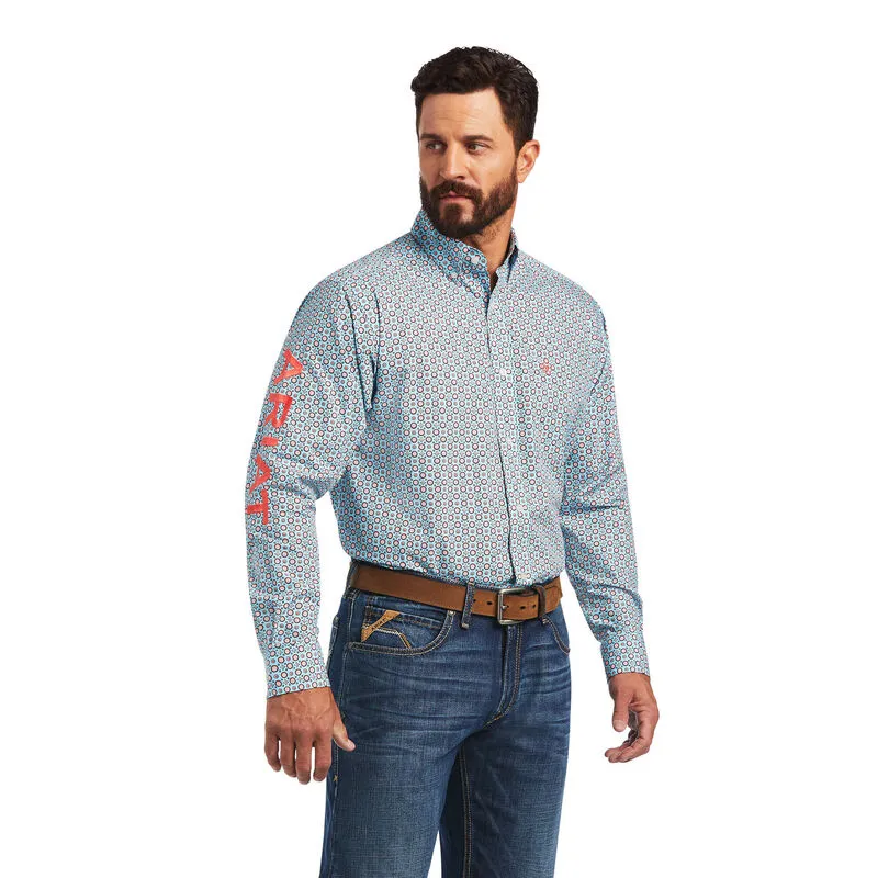 Ariat Men's Team Ivandell Classic Aquaville Button Down Shirt 10040575
