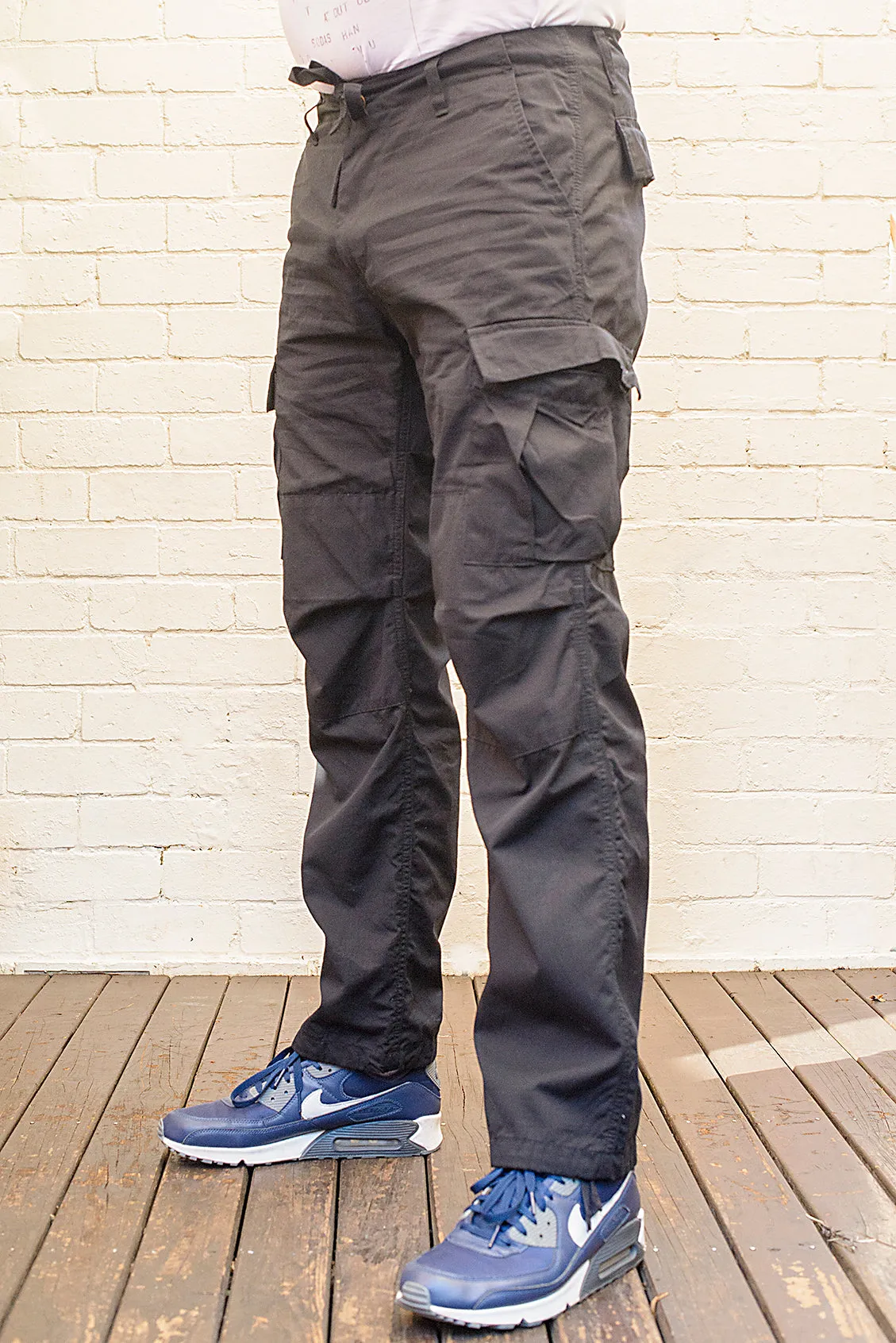 Black Molecule Lightweight Cargo Pants 55003