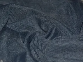 Black Plain Soft Net Fabric