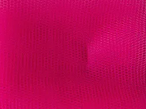 Cerise Pink Plain Net Fabric (Wholesale)