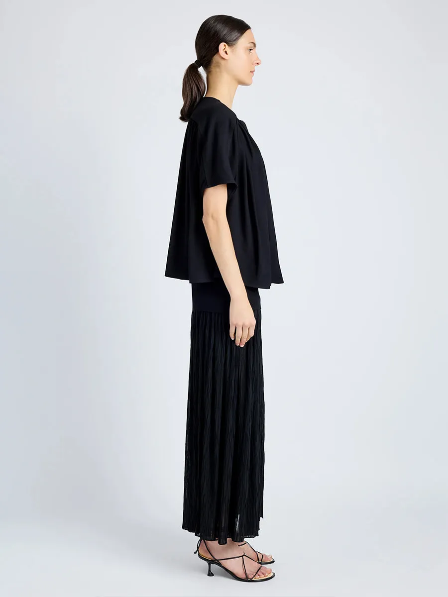 Claire Georgette Top in Black