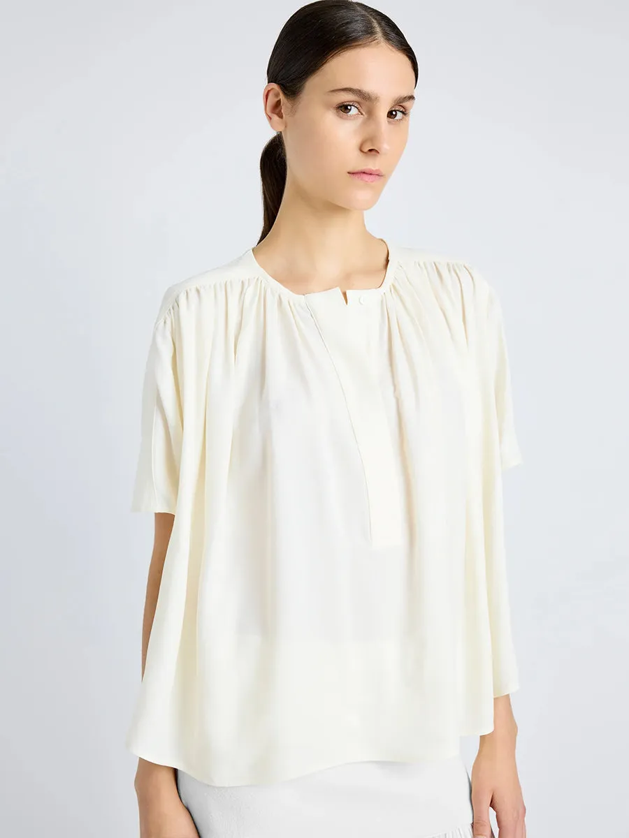 Claire Georgette Top in Cream