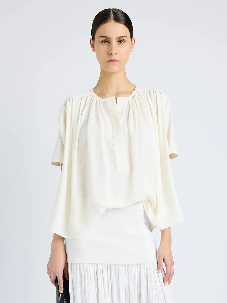 Claire Georgette Top in Cream