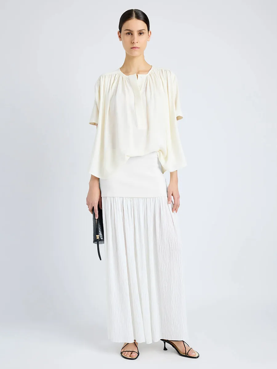 Claire Georgette Top in Cream