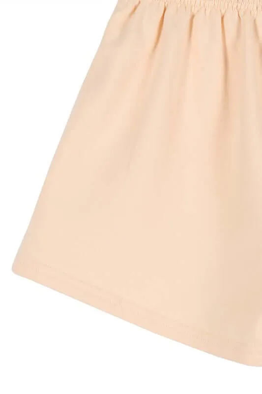 Cream Comfy Sweat Causal Shorts