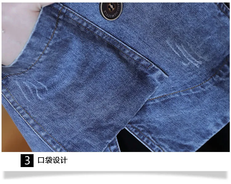 Denim Jackets Spring Autumn New All-match Fashion  Loose Casual Jeans Jackets Long Large size Slim Elegant Outwear