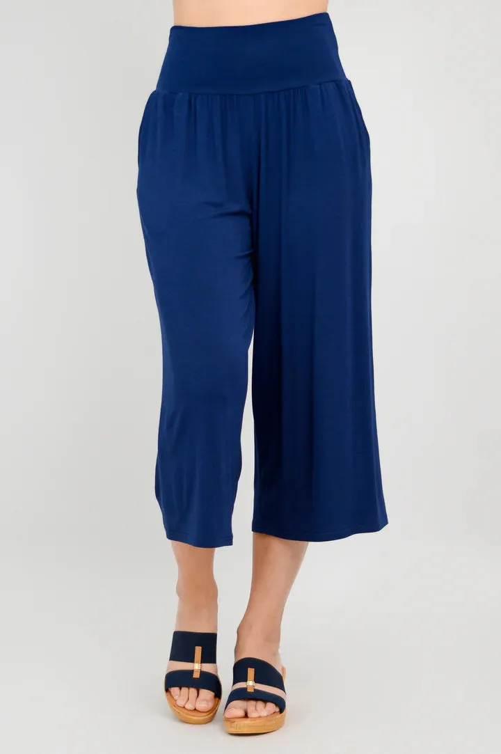 Diana Flowy Capri (Indigo)