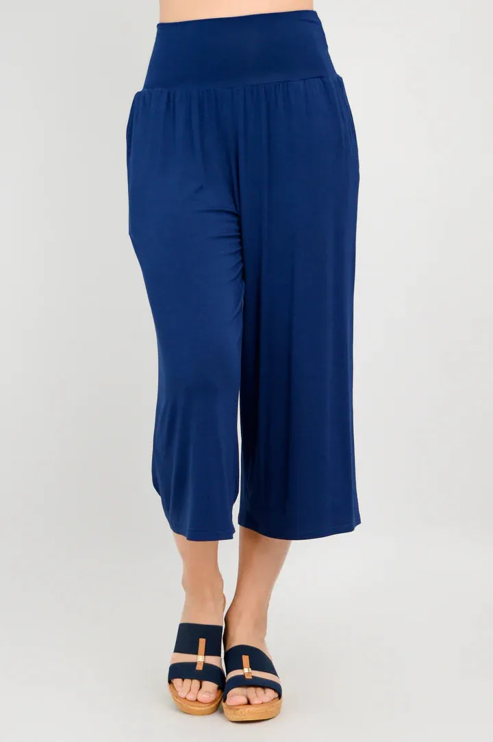 Diana Flowy Capri (Indigo)