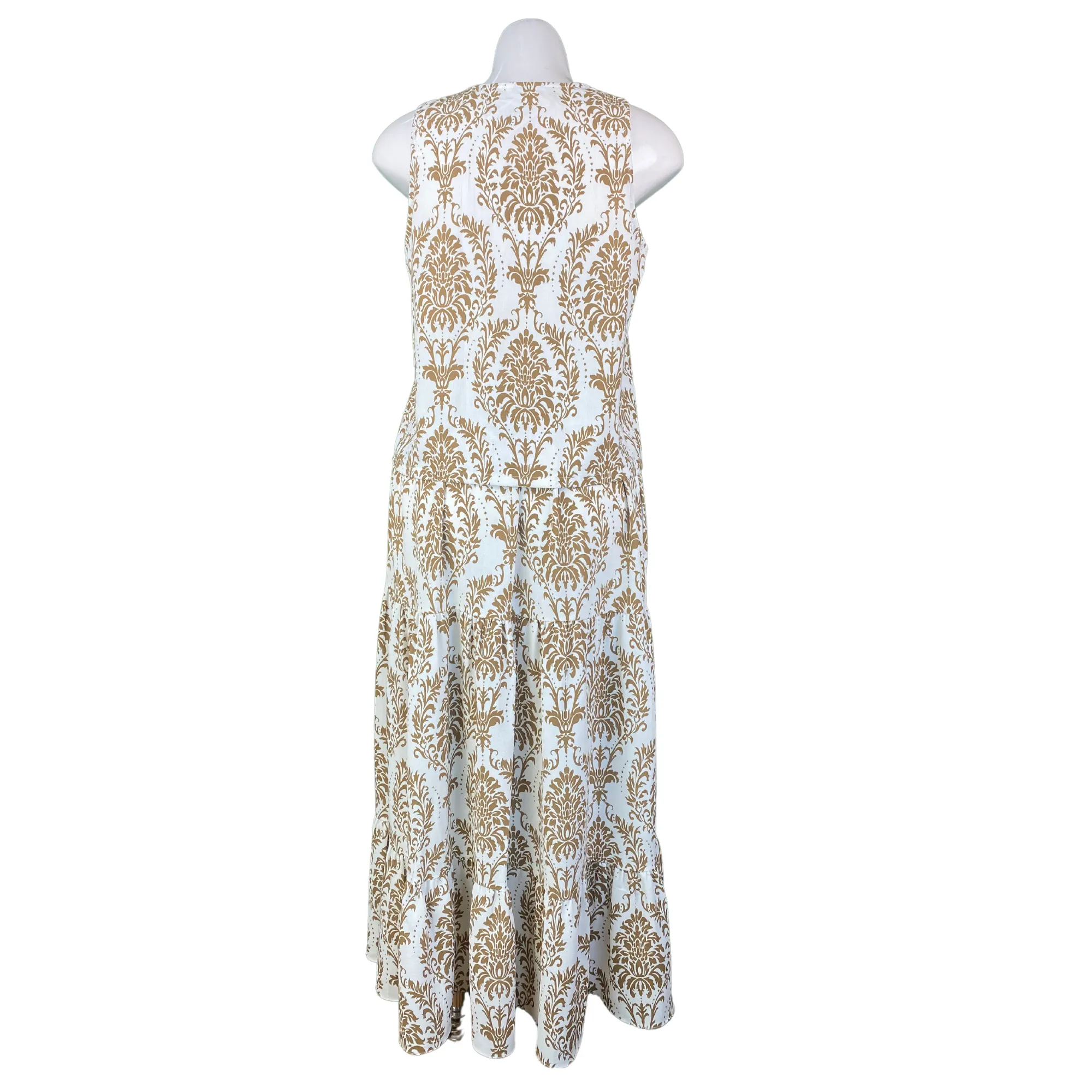 Diane Printed Vest & Skirt in Lovely Paisley Print