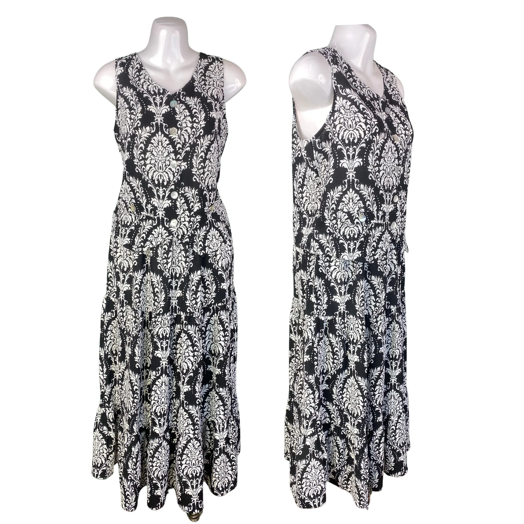 Diane Printed Vest & Skirt in Lovely Paisley Print