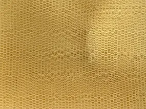Dull Yellow Plain Net Fabric (Wholesale)