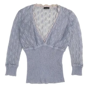 Dusty Open Knit Sweater (S)