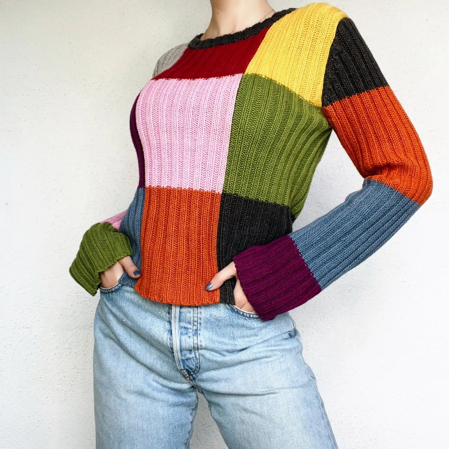 Early 2000s Colorblock Sweater