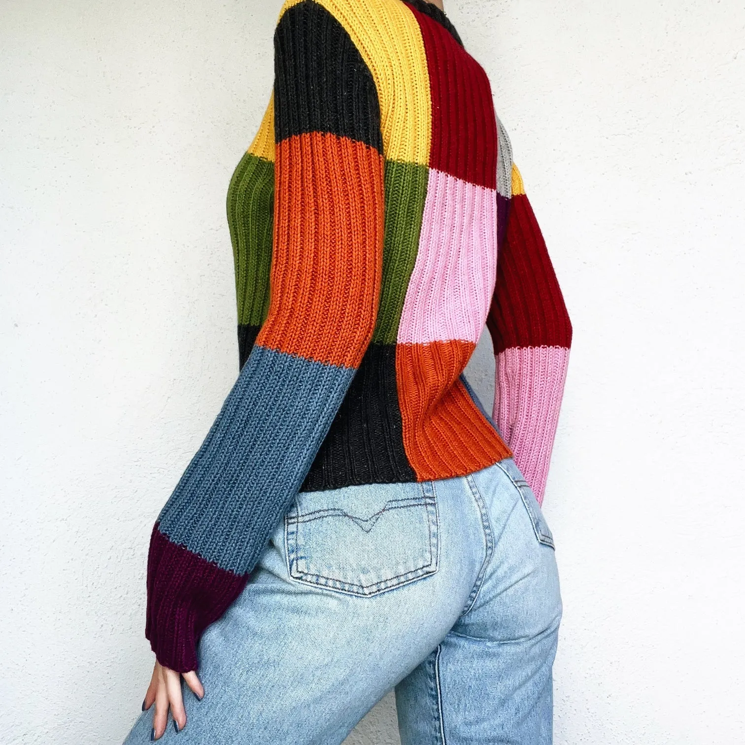 Early 2000s Colorblock Sweater