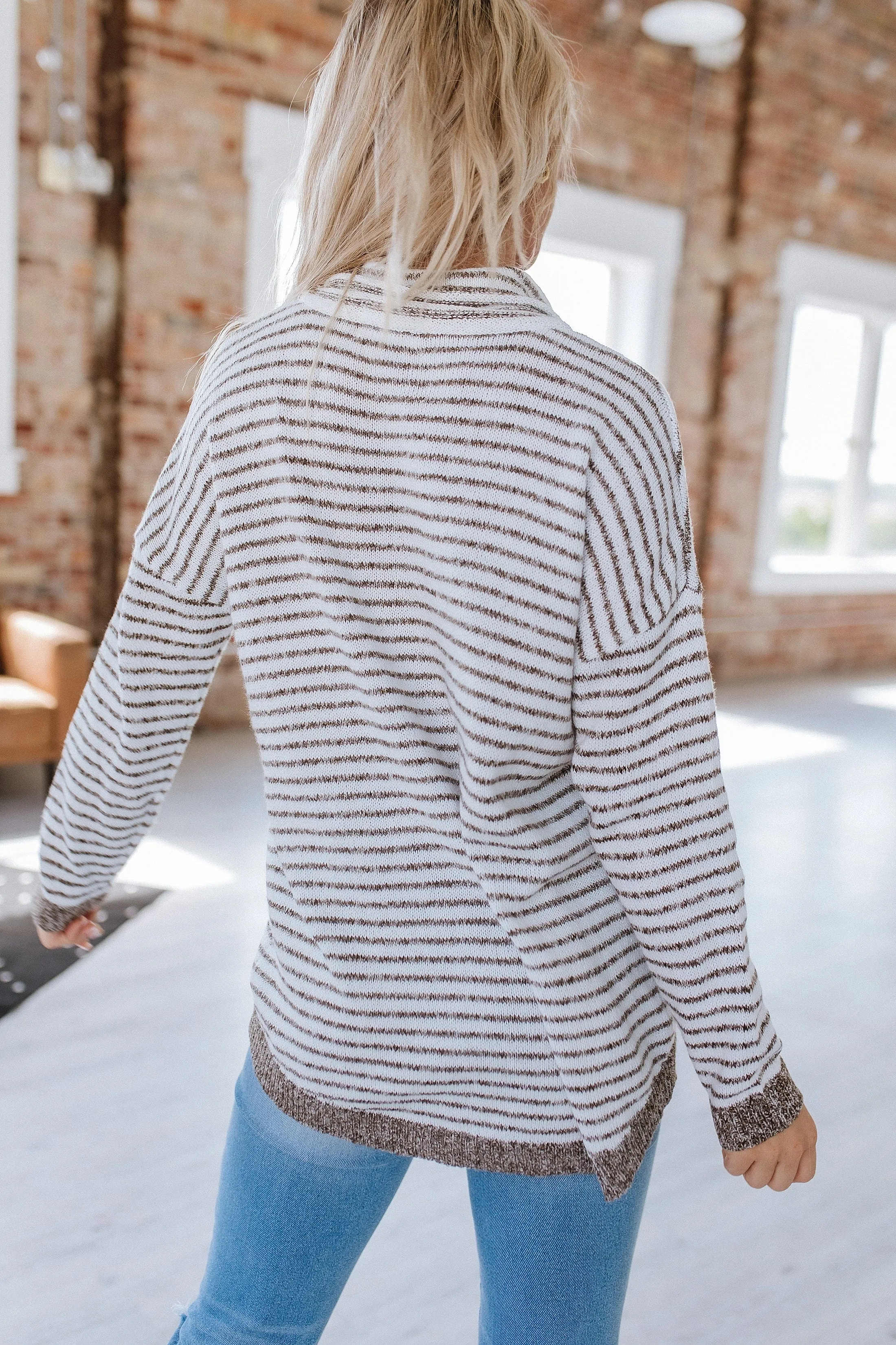 Emmy Striped Oversized Sweater