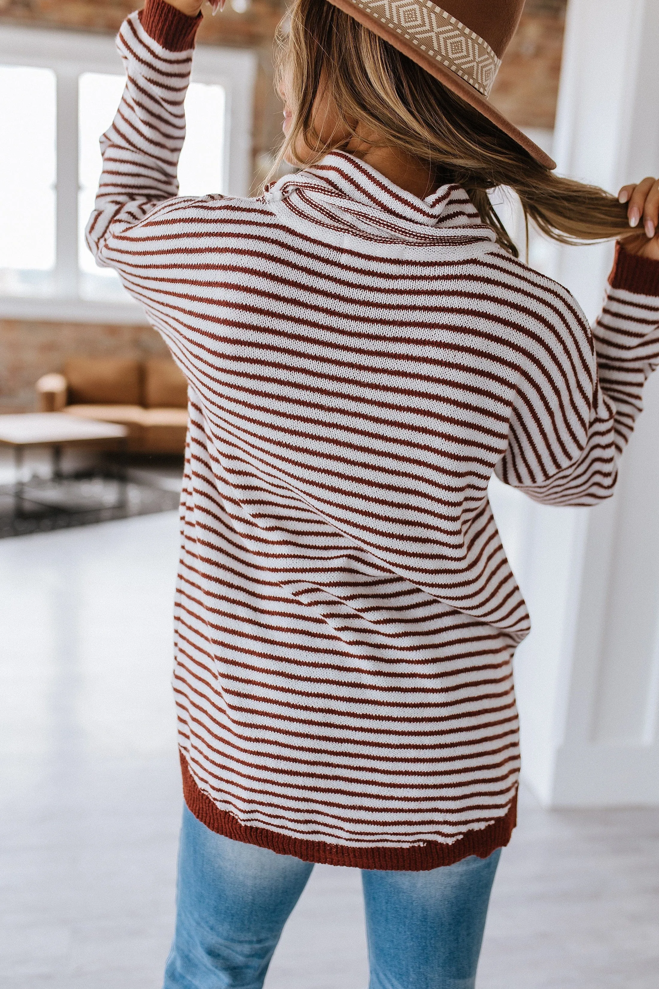 Emmy Striped Oversized Sweater