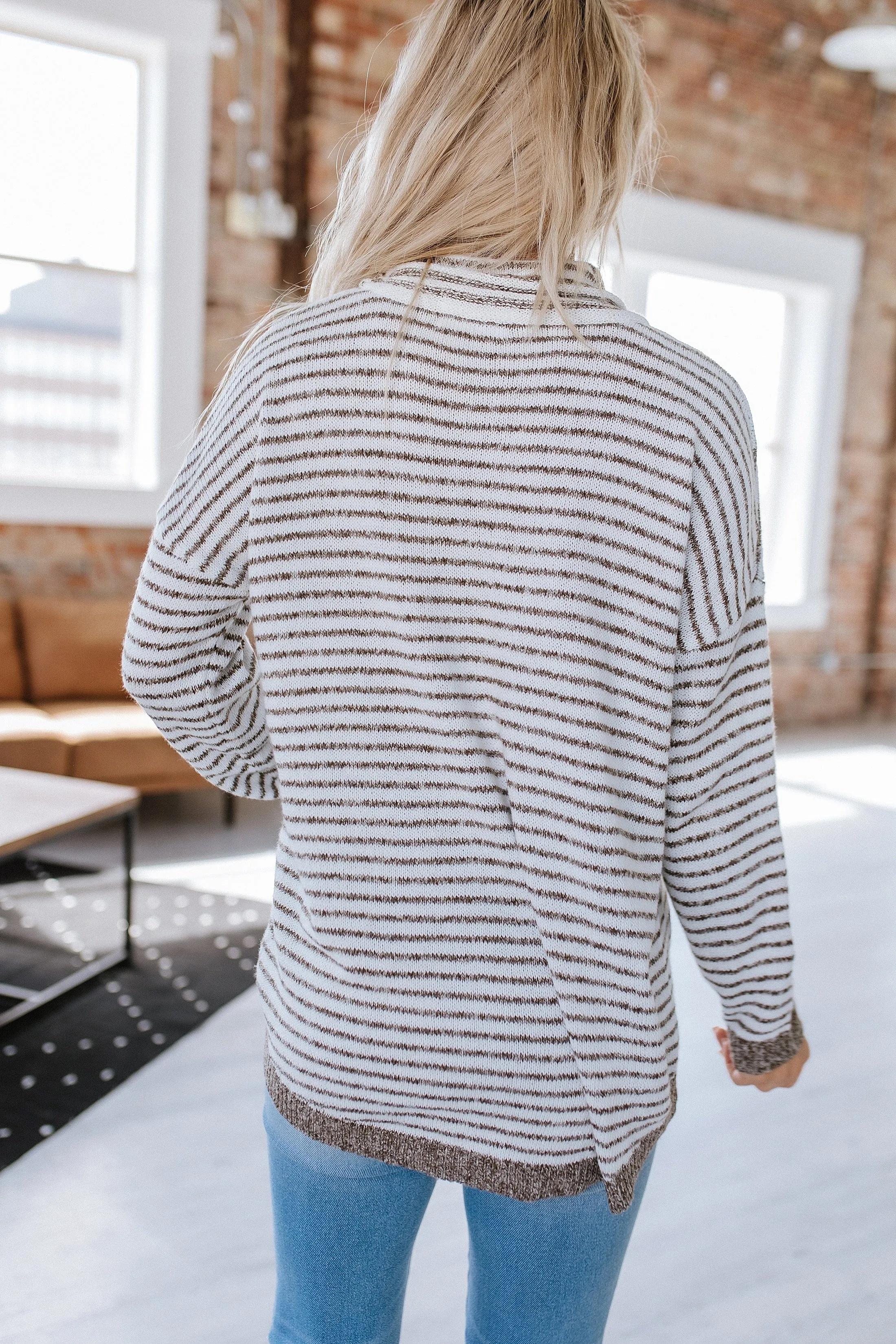 Emmy Striped Oversized Sweater
