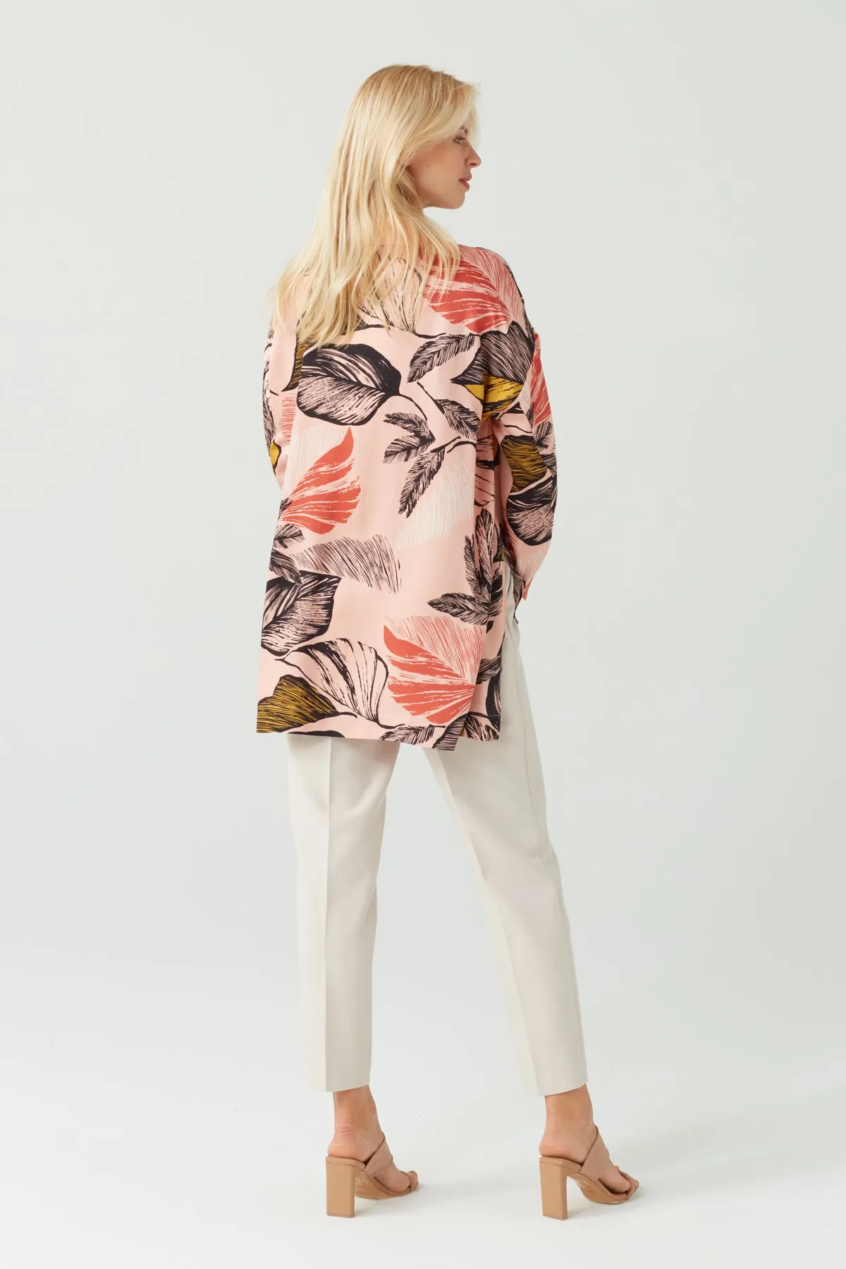 FLORAL LONG SLEEVE SHIRT ROSE