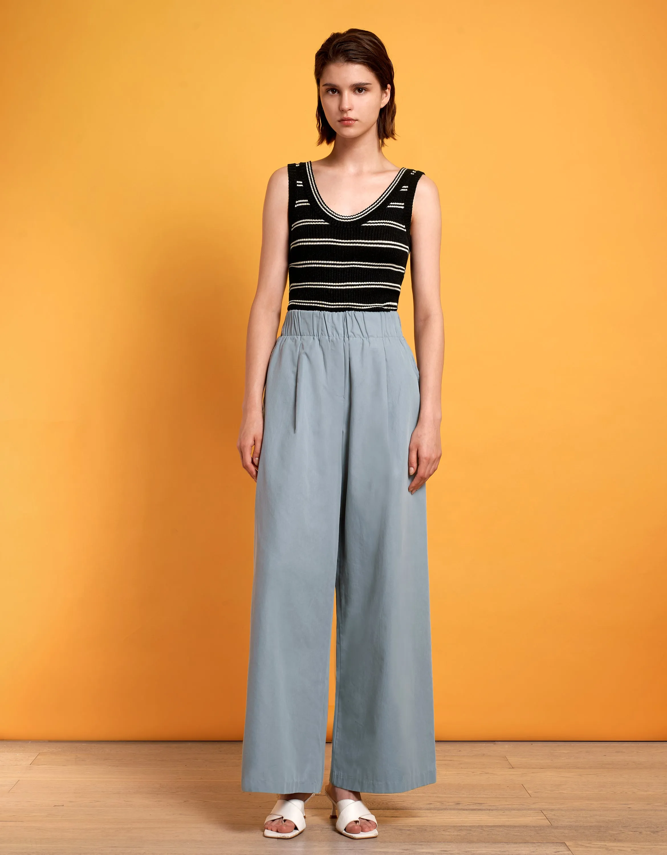 Flowy Pleated Trousers