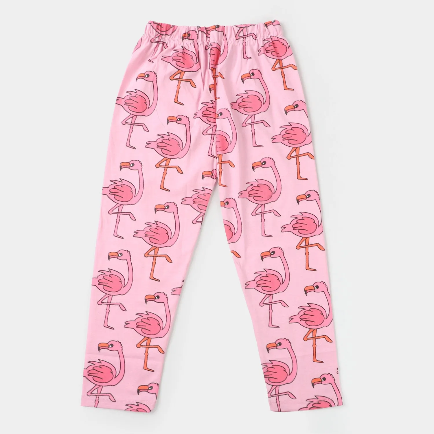 Girls Knitted Night Suit - Navy/Pink