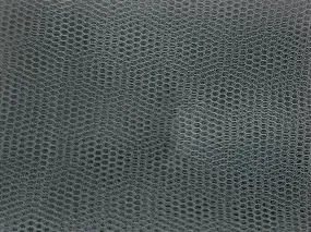 Gray Plain Net Fabric