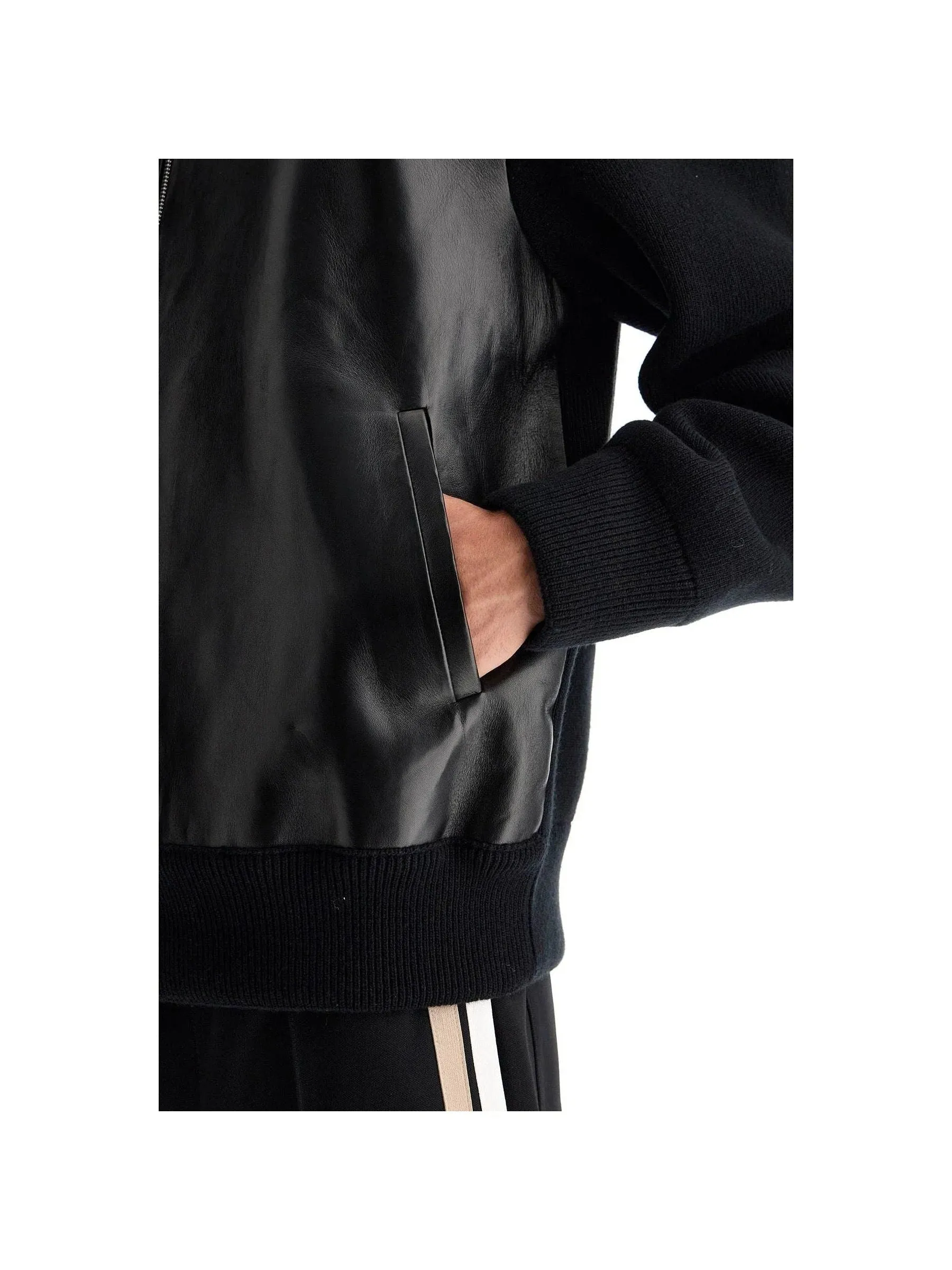 Hybrid Wool Leather Jacket