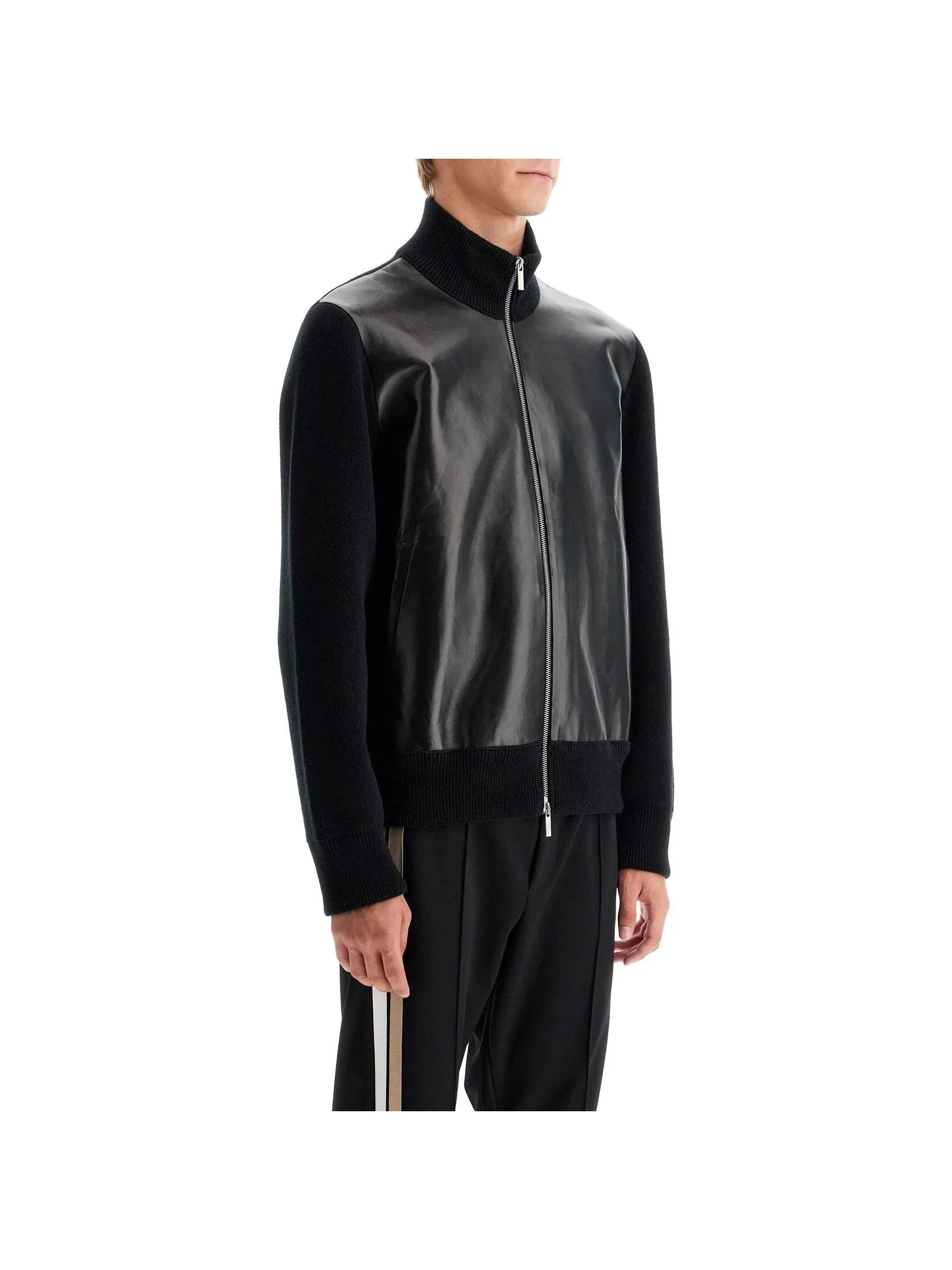 Hybrid Wool Leather Jacket