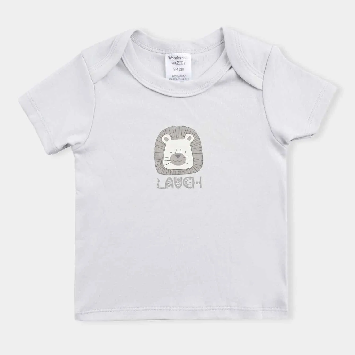 Infant Boys Cotton Interlock 3Pc Set -L.Grey