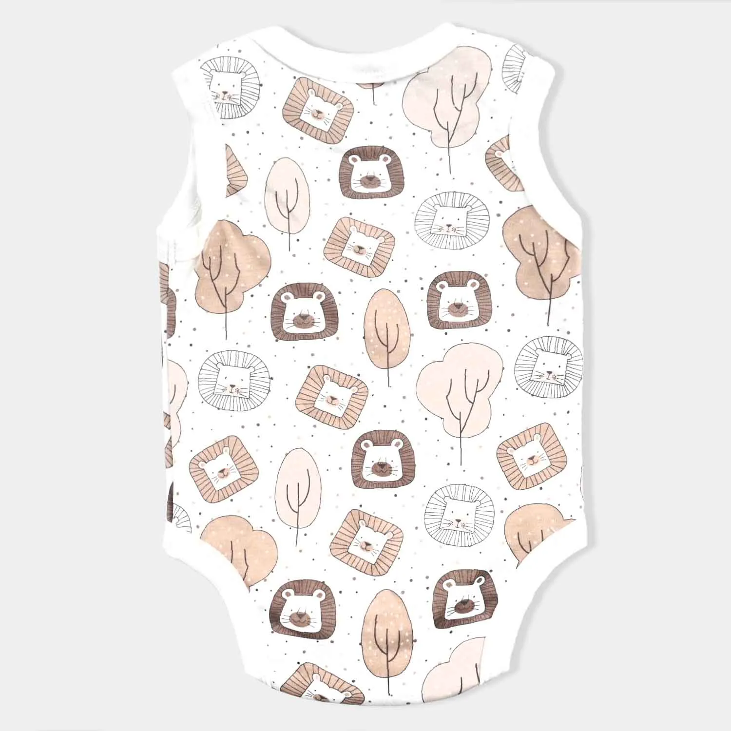 Infant Boys Cotton Interlock 3Pc Set -L.Grey