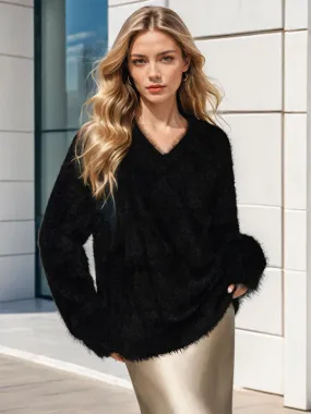 Janice Plush Pullover Sweater