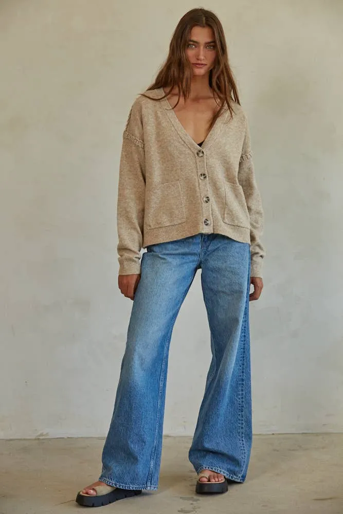 Knit Button Down Cardigan