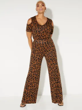 Leopard-Print Palazzo Pant - NY&C Style System