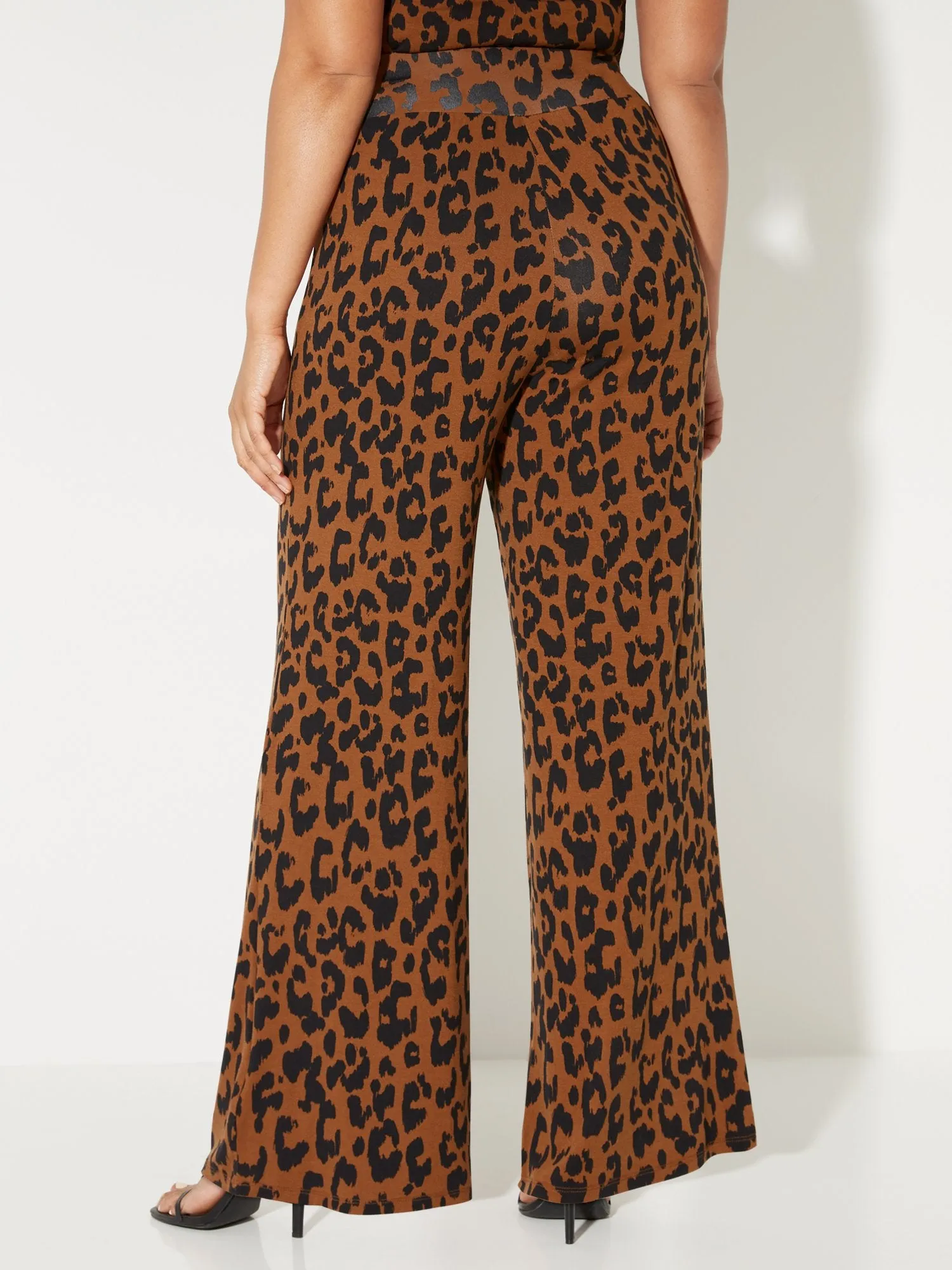 Leopard-Print Palazzo Pant - NY&C Style System