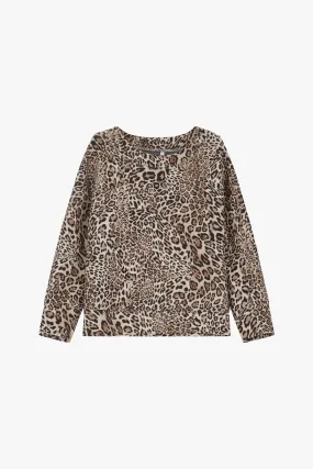 Leopard Print Sweatshirt