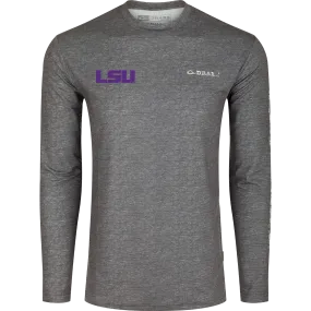 LSU Performance Heather Long Sleeve Crew