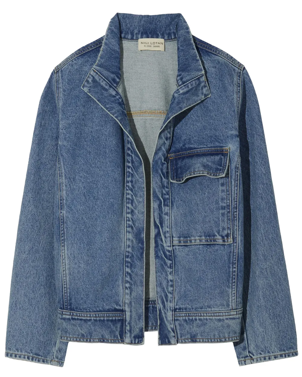 Marilou Denim Jacket in Ocean Wash