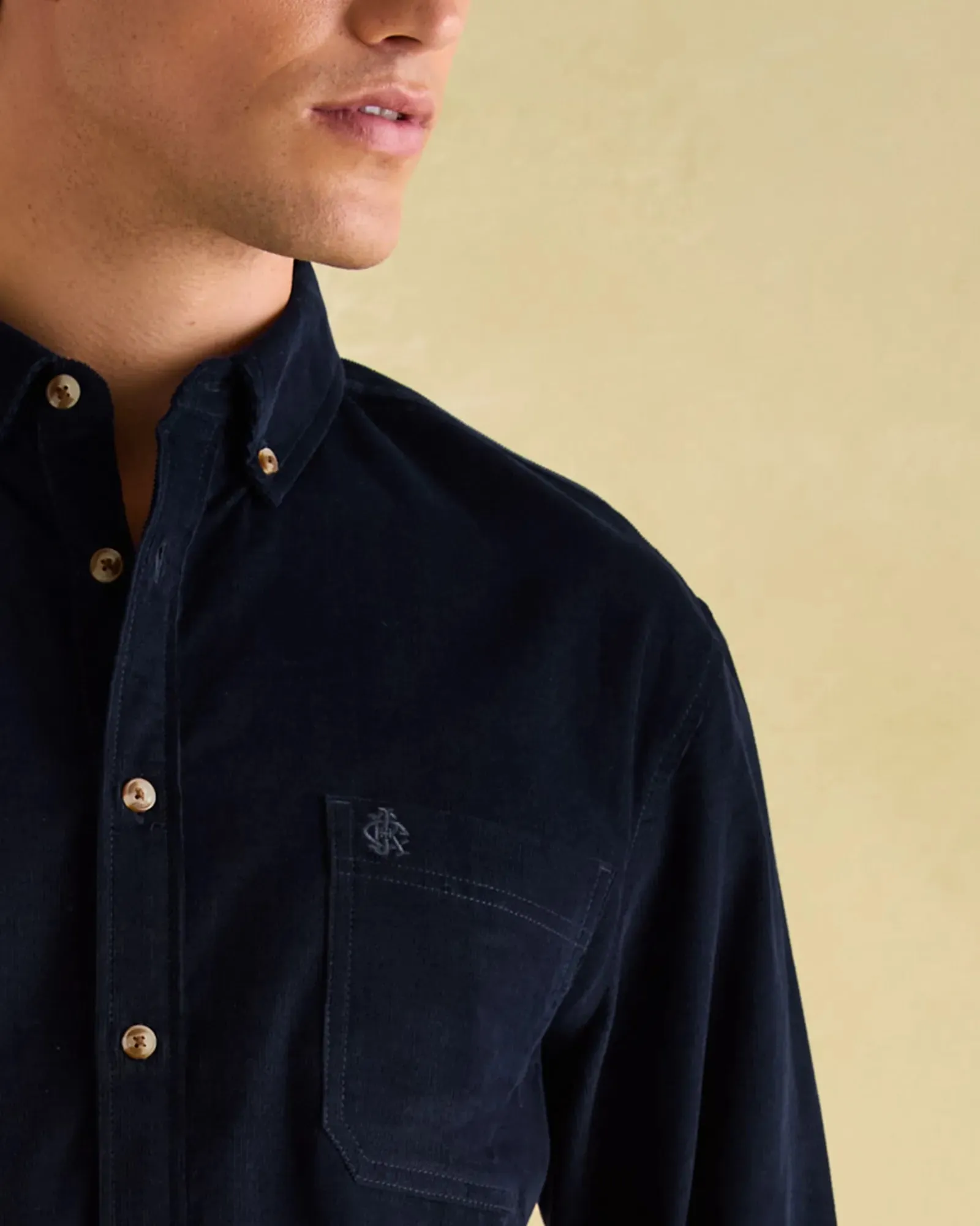 Miller Navy Corduroy Shirt