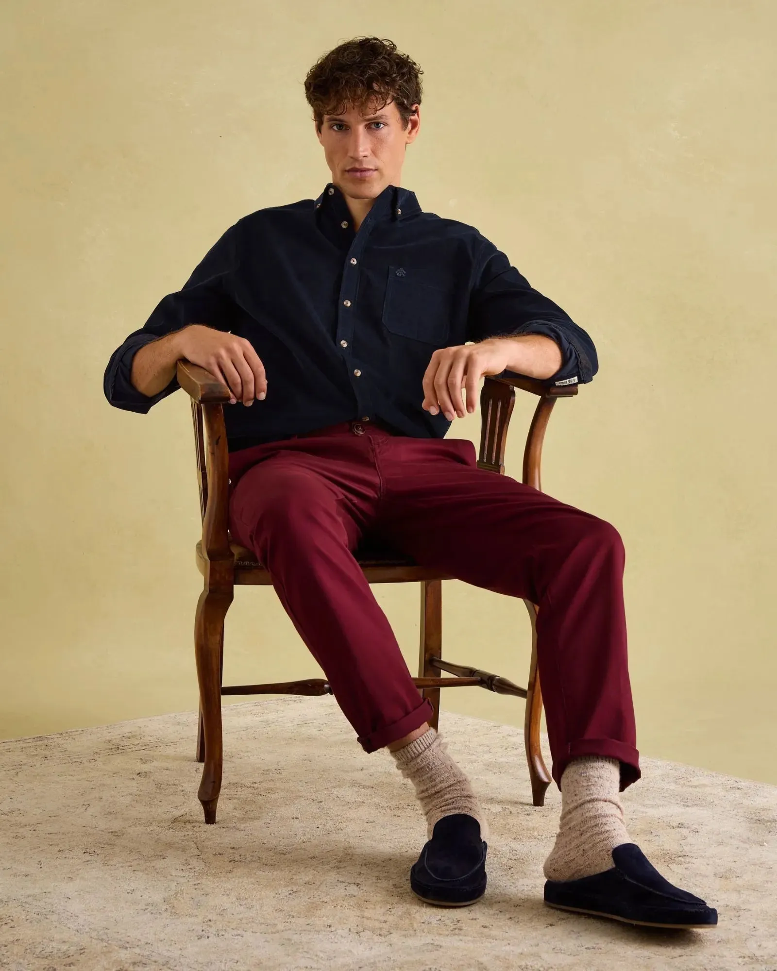 Miller Navy Corduroy Shirt