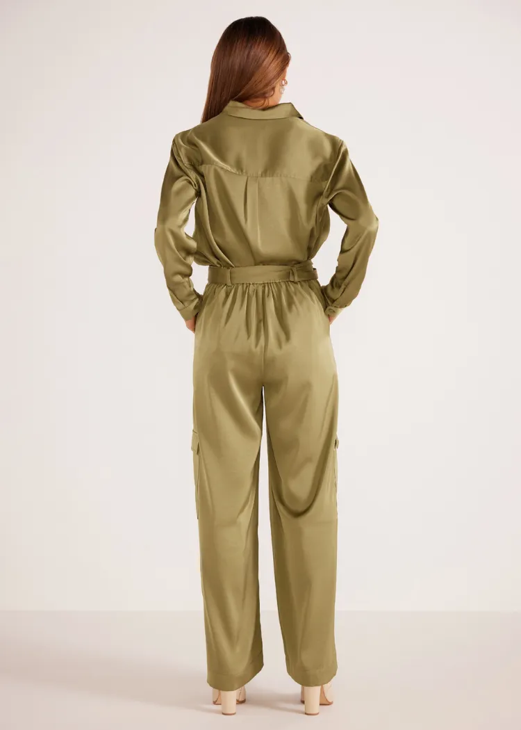 MINKPINK Anissa Pant - Khaki ***FINAL SALE***